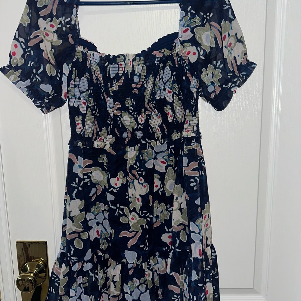 Floral Navy Dress